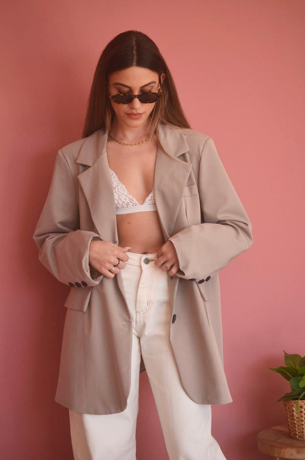 Blazer over