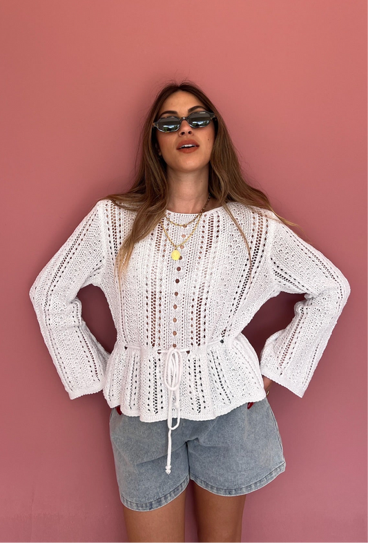 Blusa traforata