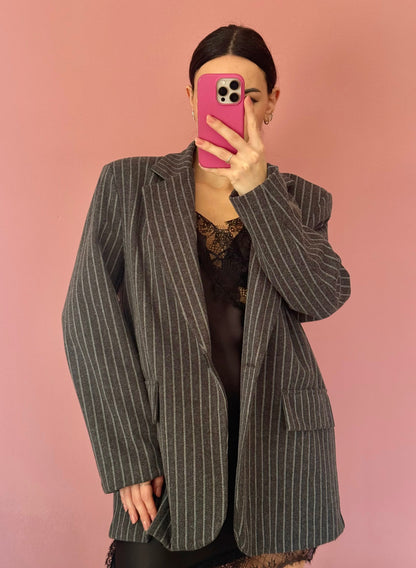 Blazer Over grigio