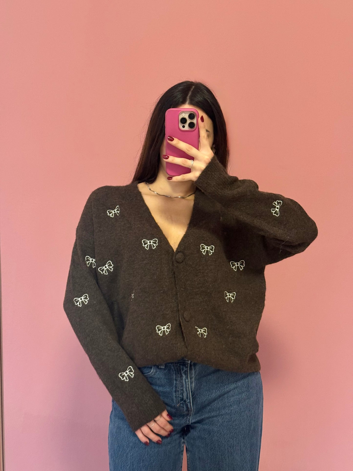 Cardigan fiocchi cacao