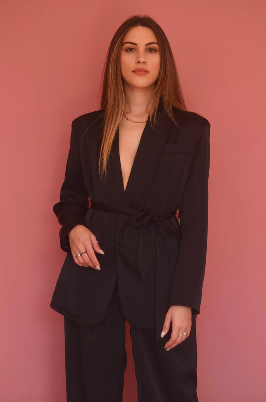 Tailleur satin