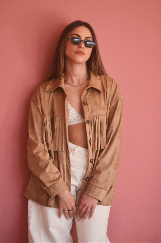 Camicia suede