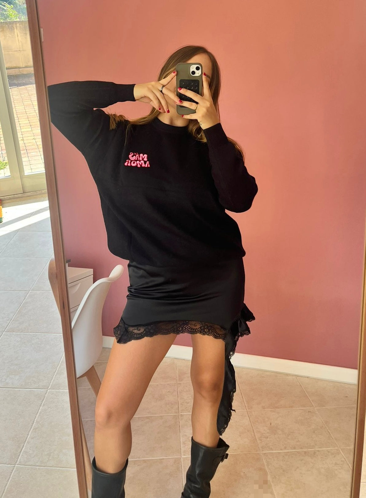 Gonna dettaglio pizzo