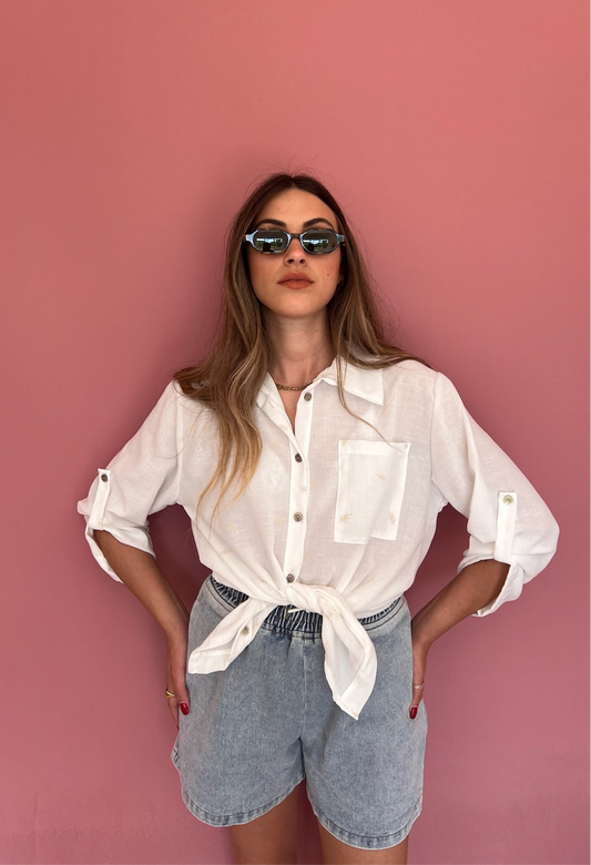 Camicia ricamo