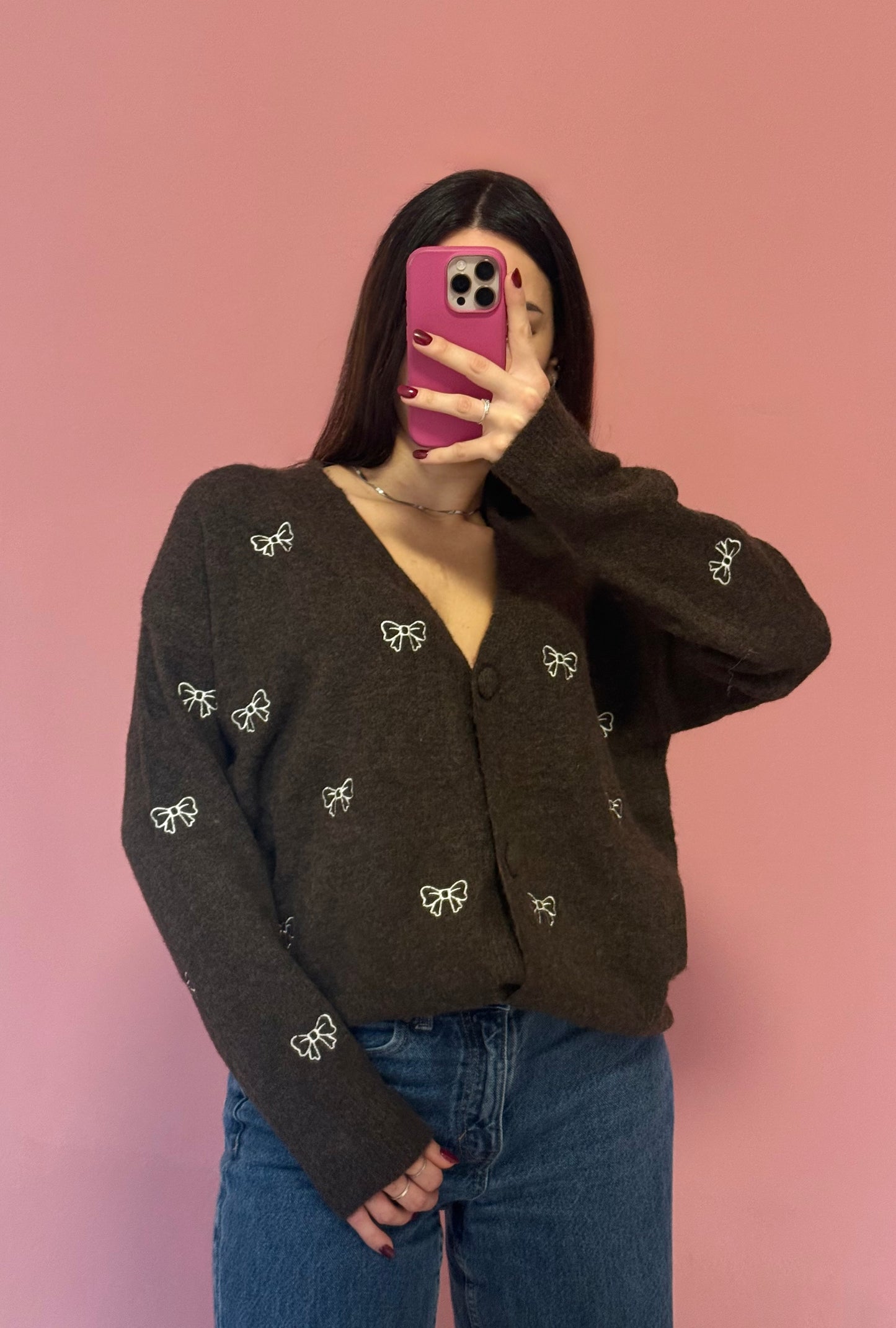 Cardigan fiocchi cacao