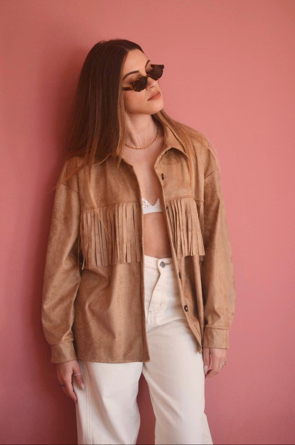 Camicia suede