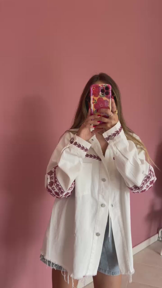 Camicia ricami