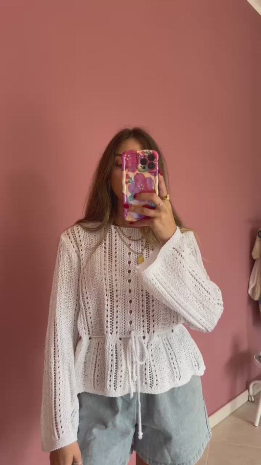 Blusa traforata